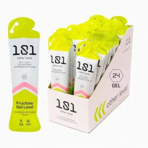 Pack 24 ud. Fructose Gel Level – Sabor fresa y crema 81 g